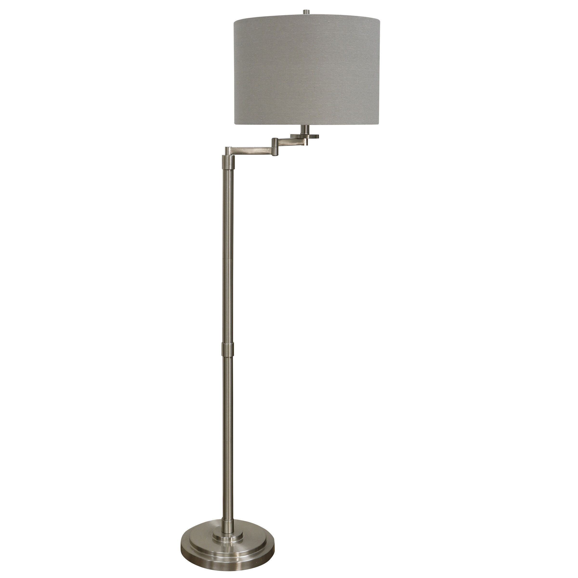 Wayfair | Silver Floor Lamps You'll Love In 2023 With Regard To Silver Floor Lamps (View 13 of 15)