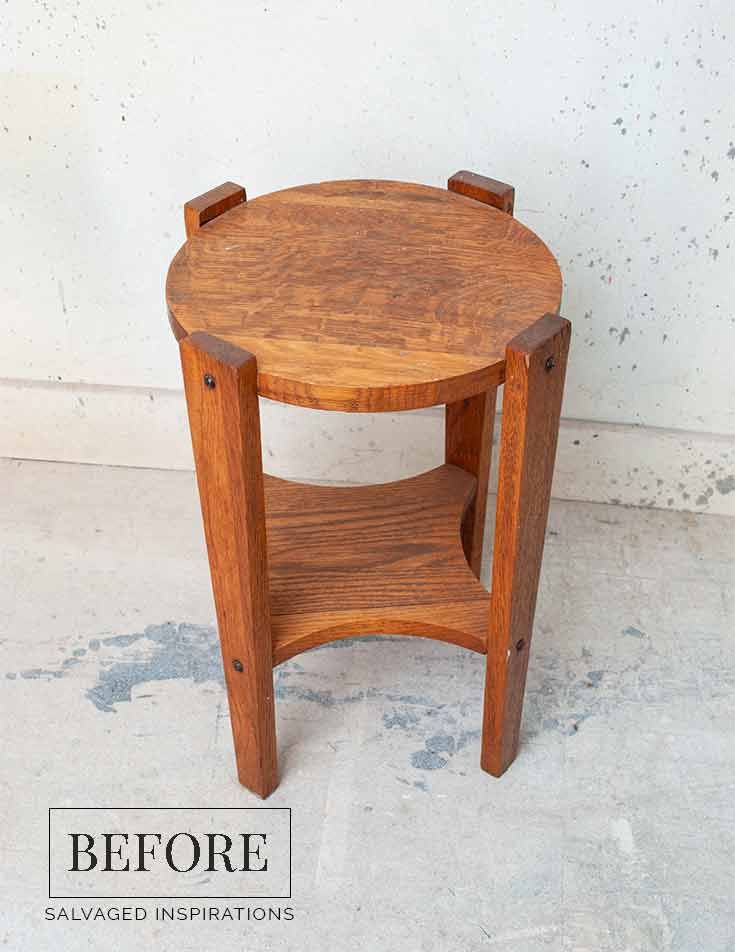 White Washed Wood | Plant Stand – Salvaged Inspirations Intended For Painted Wood Plant Stands (View 10 of 15)