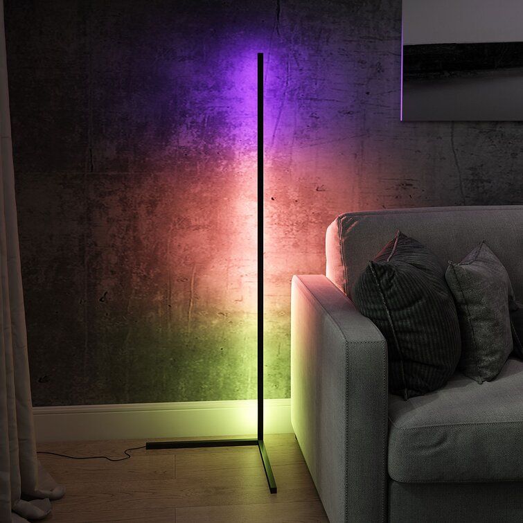 Wise Home Products 58" Led Column Floor Lamp & Reviews | Wayfair For 58 Inch Floor Lamps (View 6 of 15)