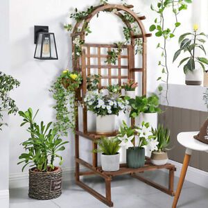 Wooden Plant Stands For Sale | Shop With Afterpay | Ebay Au Throughout  (View 12 of 15)