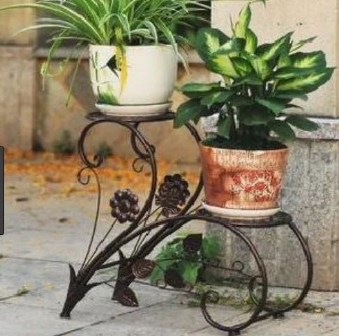 Wrought Iron Planter Stand At Rs 2120 | Saharanpur | Id: 19693613162 Within Wrought Iron Plant Stands (View 15 of 15)