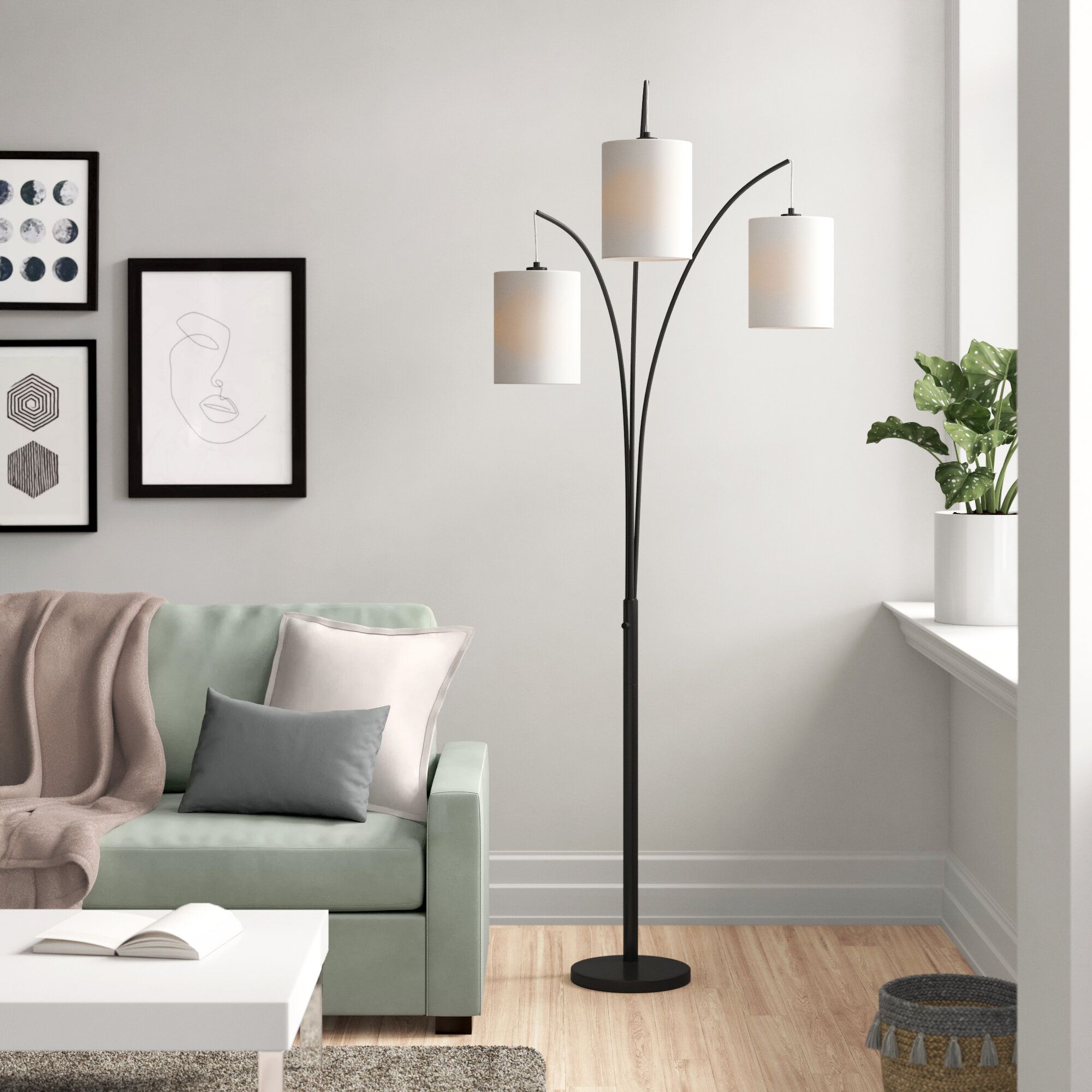 Zipcode Design™ Aldora 87.5" Tree Floor Lamp & Reviews | Wayfair For Tree Floor Lamps (Photo 15 of 15)