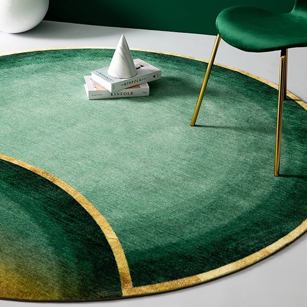 1530mm X 1530mm Modern Round Area Rug Multi Colour Designer Rugs Homary Inside Round Rugs (View 10 of 15)