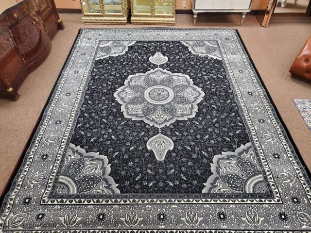 9'x11.5' Ash Rug – Traditional – Area Rugs  Infinity Furniture | Houzz Inside Ash Infinity Shag Rugs (Photo 7 of 15)
