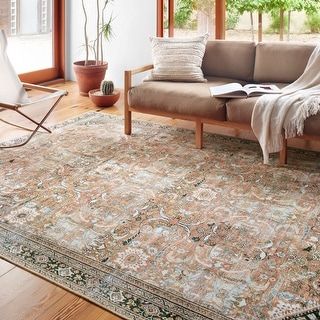 Alexander Home Sophia Printed Botanical Vintage Area Rug – On Sale –  Overstock – 31619347 Pertaining To Botanical Rugs (View 12 of 15)