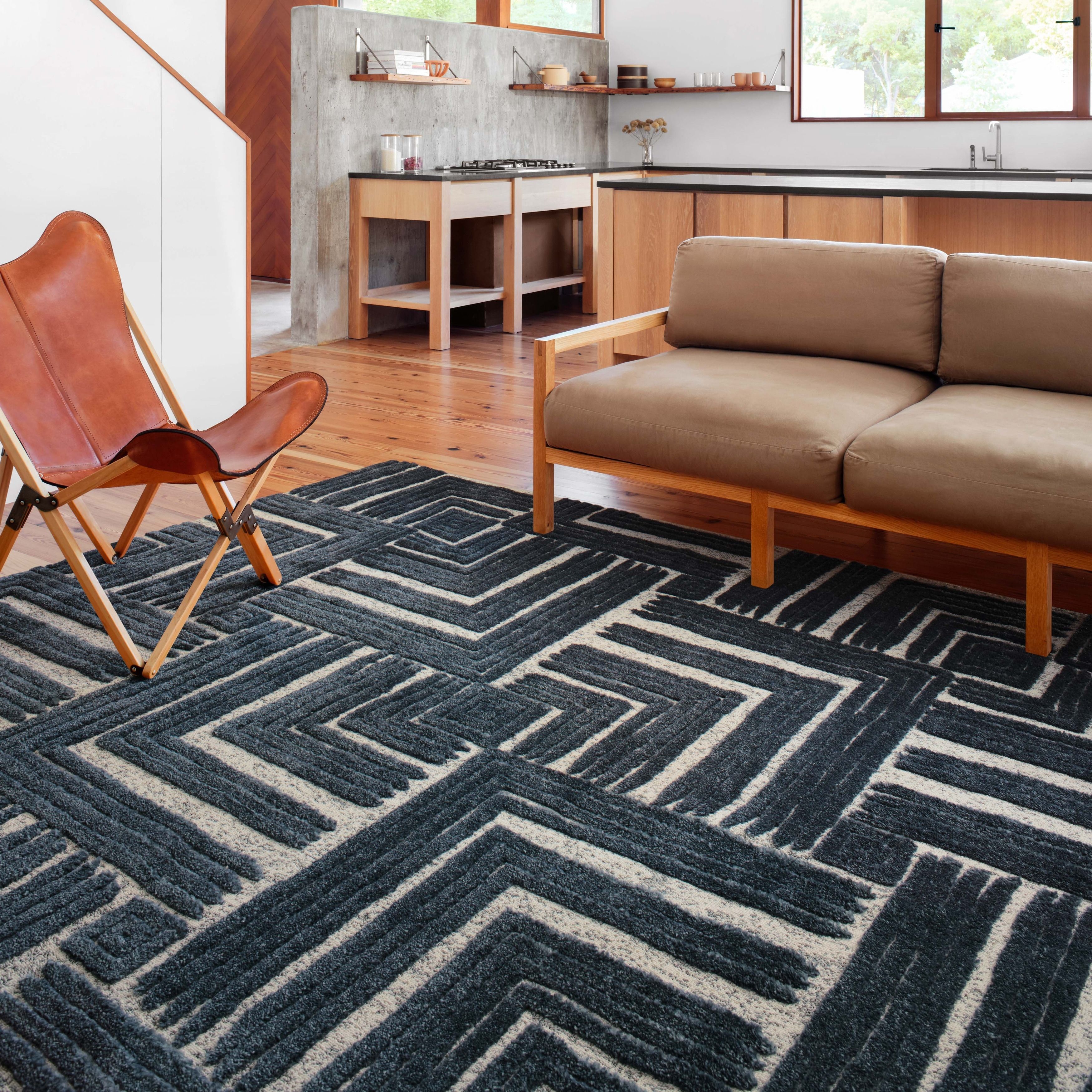 Alexander Home Vail Mid Century Modern Geometric Square Area Rug – On Sale  – Overstock – 31663956 Regarding Modern Square Rugs (Photo 4 of 15)