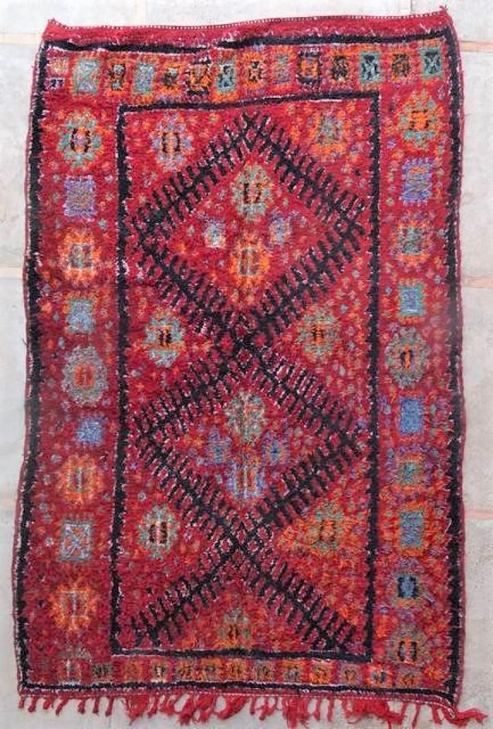 Antique And Vintage Beni Ourain And Moroccan Rugs Berber Rug #zaa59633  Zaaine From Catalog Beni Ourain Wool Rugs. | Moroccan Berber Beni Ourain Rug  For Living Room In Natural Wool 300cm X 190cm (View 15 of 15)