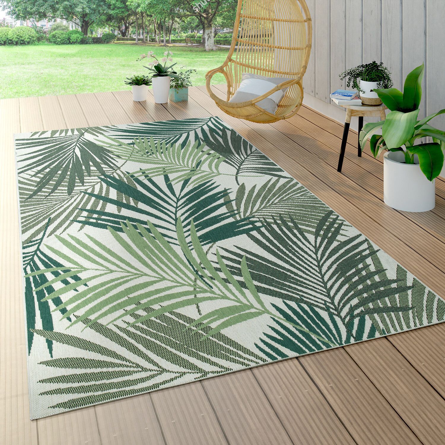 Featured Photo of 15 Collection of Green Outdoor Rugs