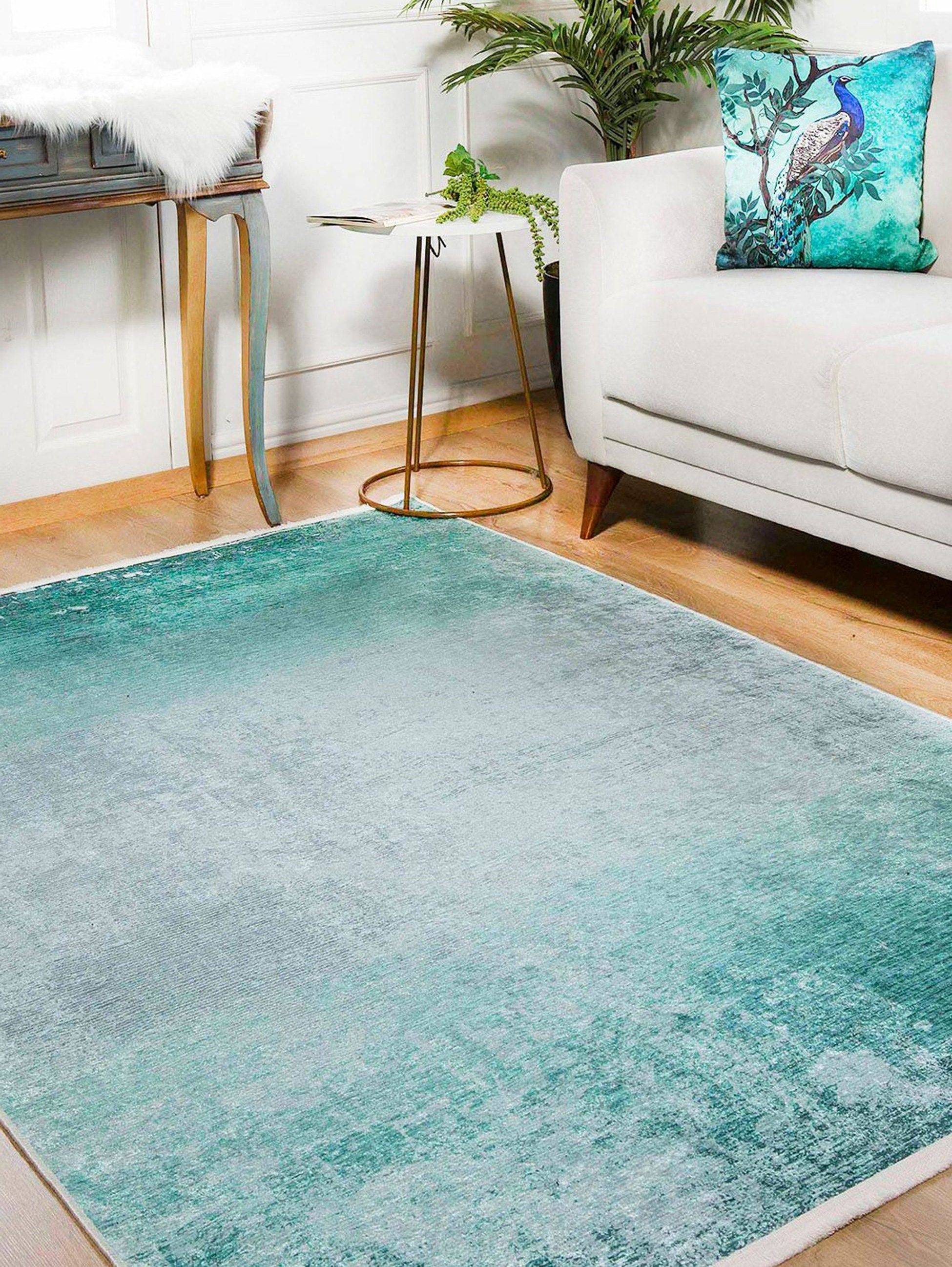 Beach Ocean Aqua Blue Area Rugs Luxury Turquoise Rug 8 X 10 – Etsy With Turquoise Rugs (Photo 4 of 15)