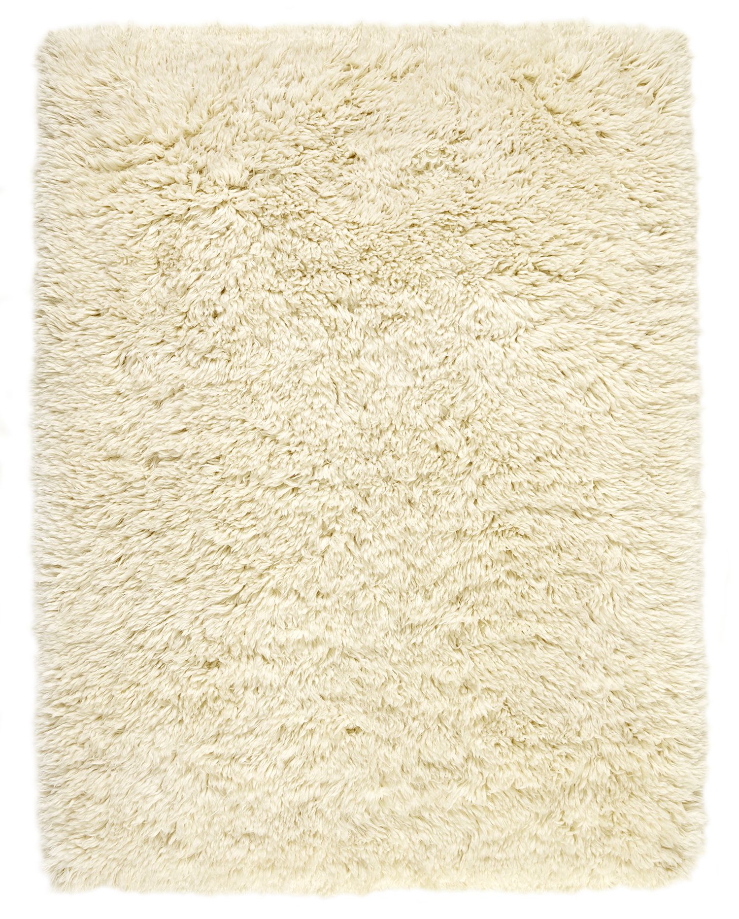 Beige Wool Shaggy Rug – Snow White Ivory Inside Snow White Rugs (Photo 14 of 15)