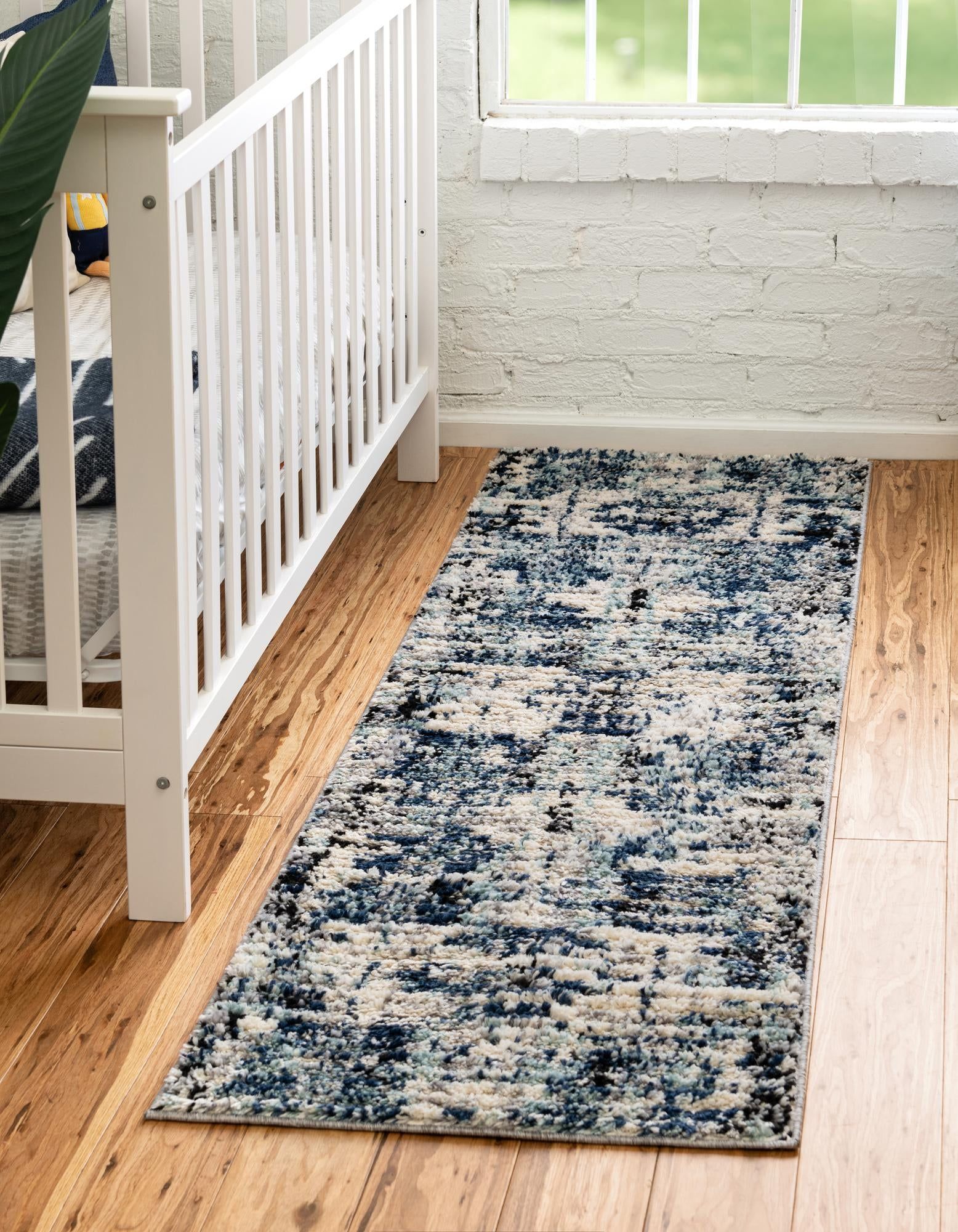 Blue 60cm X 183cm Tucson Runner Rug | Irugs Ch With Blue Tucson Rugs (Photo 5 of 15)
