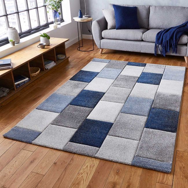 Featured Photo of  Best 15+ of Blue Square Rugs