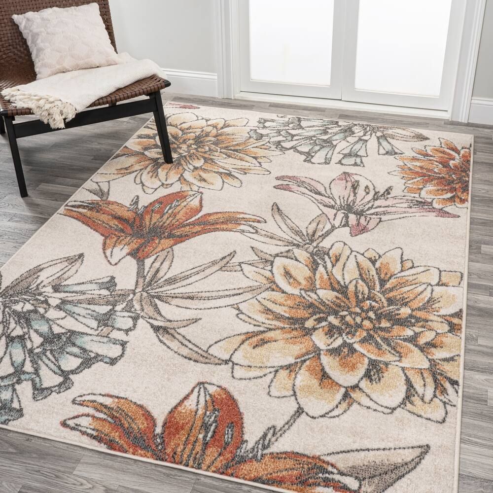 Buy Floral & Botanical, Country Area Rugs Online At Overstock | Our Best  Rugs Deals Pertaining To Botanical Rugs (View 7 of 15)