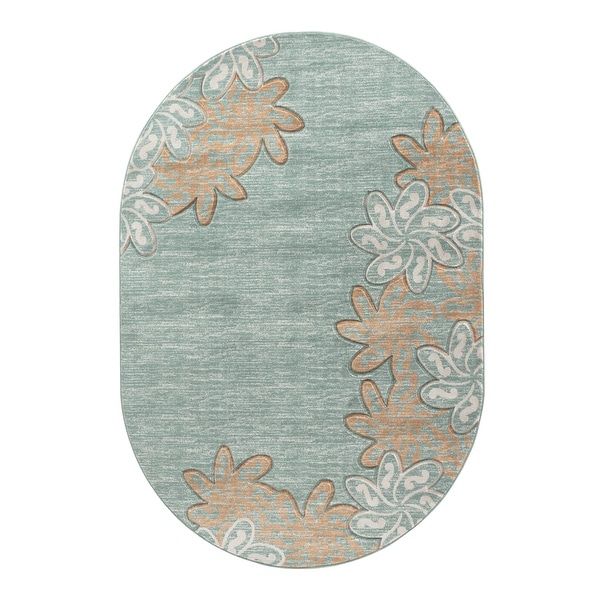 Buy Floral & Botanical, Oval Area Rugs Online At Overstock | Our Best Rugs  Deals Throughout Botanical Oval Rugs (View 12 of 15)