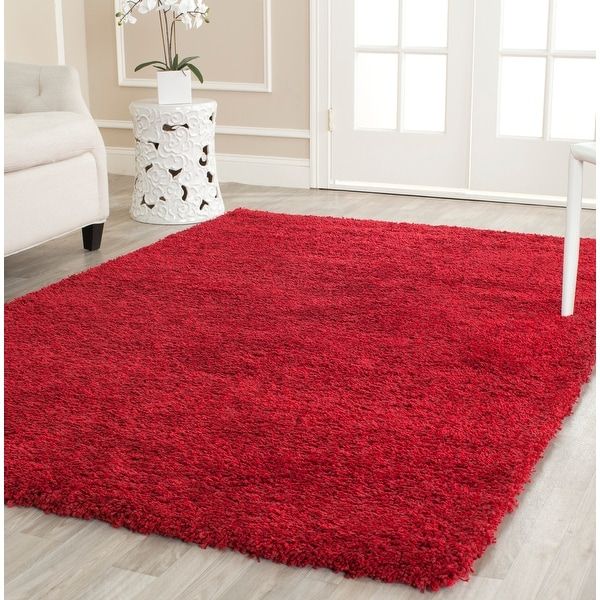 Buy Red Shag Area Rugs Online At Overstock | Our Best Rugs Deals In Red Solid Shag Rugs (View 11 of 15)