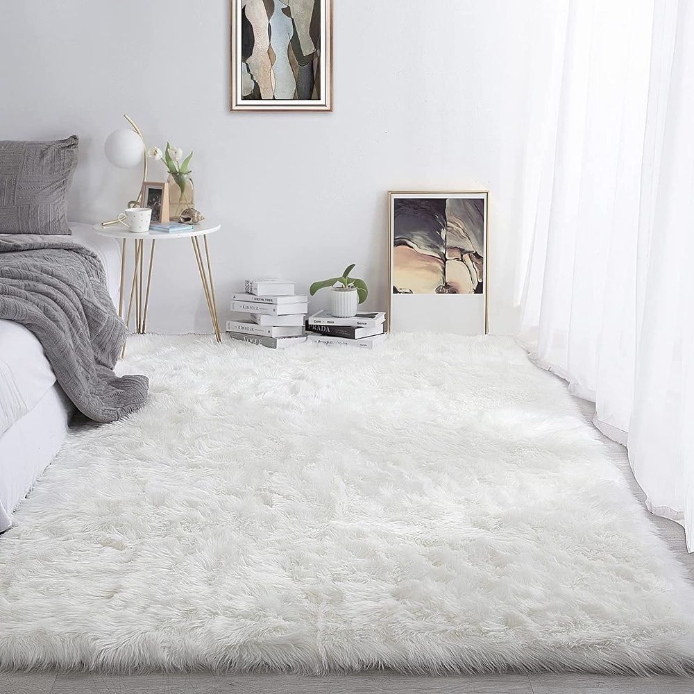Buy White Shag Area Rugs Online At Overstock | Our Best Rugs Deals With Regard To White Soft Rugs (View 7 of 15)