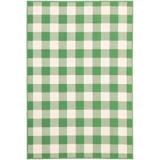 Captiv8e Designs 110x210 Madeline Plaid Check Rug Green/ivory – Captiv8e  Designs | Connecticut Post Mall For Ivory Madeline Rugs (View 5 of 15)