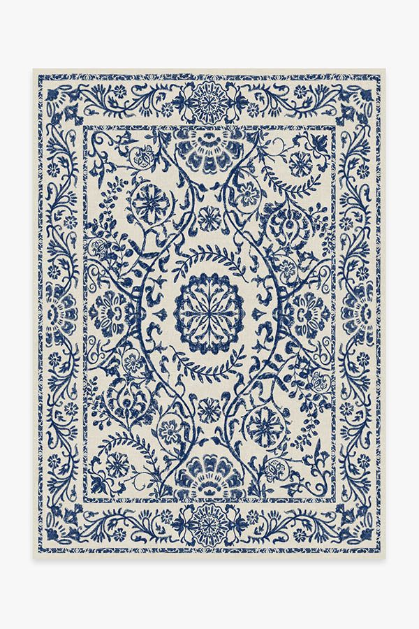 Delphina Delft Blue Rug For Blue Rugs (View 5 of 15)