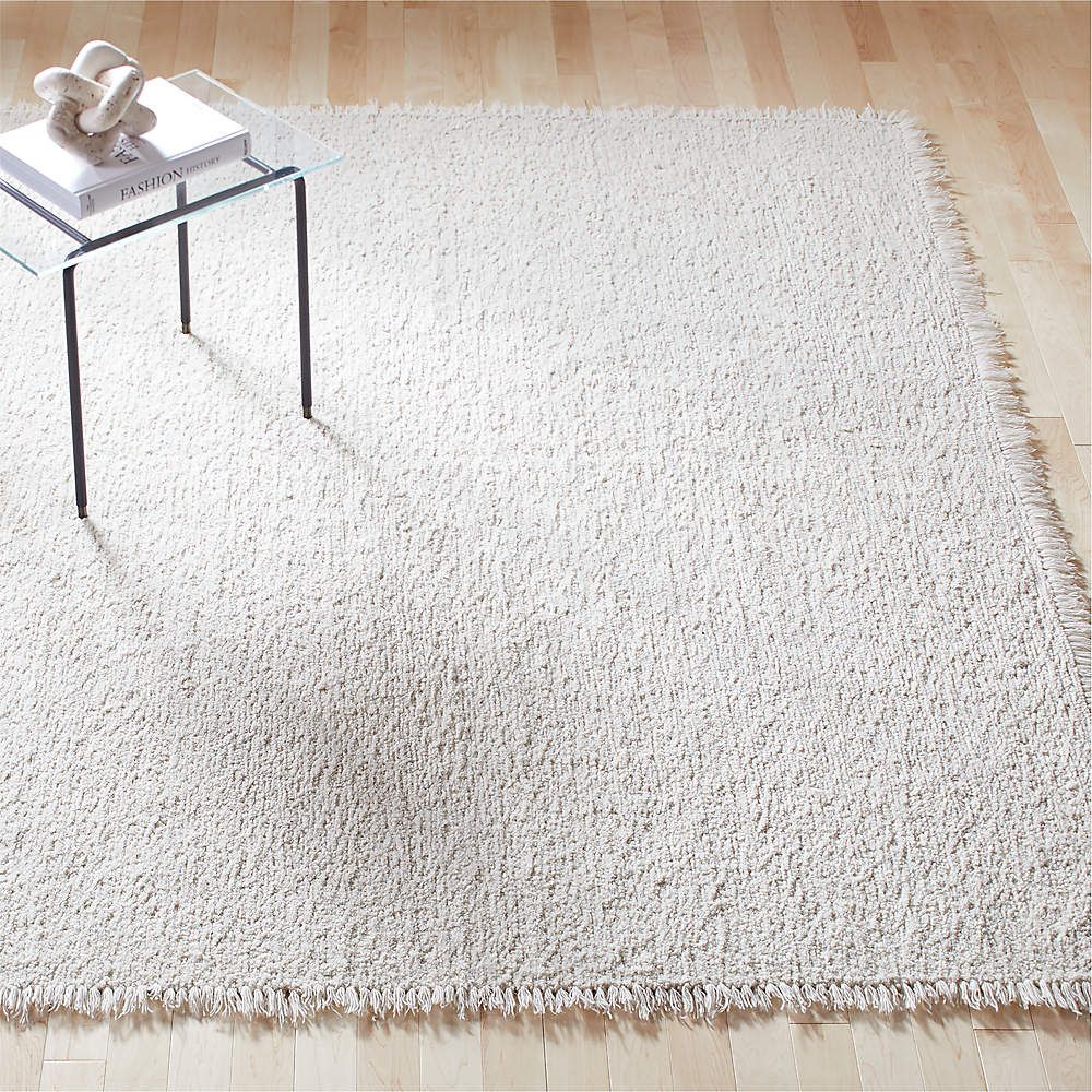 Eyelash Ivory Area Rug | Cb2 With Ivory Rugs (View 3 of 15)