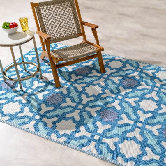 Fab Habitat Farmhouse Waterproof Recycled Plastic Outdoor Rug For Deck Inside Multi Outdoor Rugs (Photo 14 of 15)