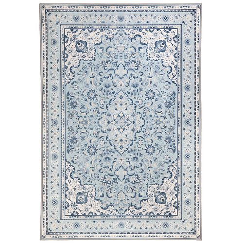 Home & Lifestyle Blue Rayie Area Rug | Temple & Webster Within Blue Rugs (View 8 of 15)