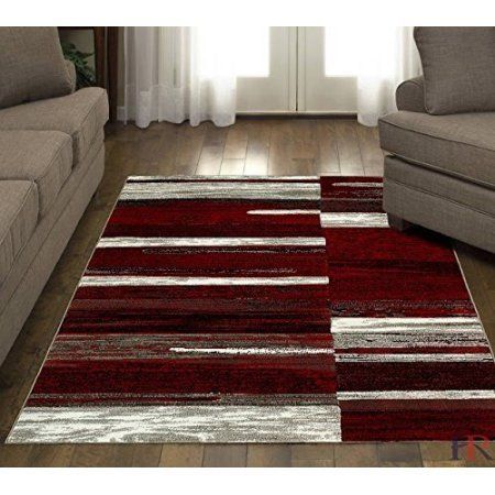 Hr Red Burgundy And Grey Abstract Modern Traditional Contemporary Mixed  Colors Patterns Design Area Rug Carpet – Walmart | Buying Carpet, Rugs  On Carpet, Classic Carpets With Regard To Burgundy Rugs (View 10 of 15)