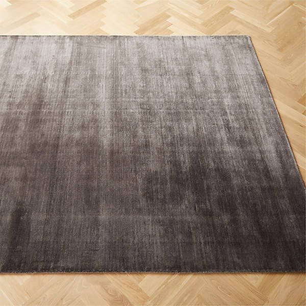 Kole Performance Nylon Charcoal Area Rug | Cb2 In Charcoal Rugs (View 15 of 15)