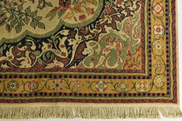 Large Vintage Indian Botanical Rug For Sale At Pamono With Regard To Botanical Rugs (View 8 of 15)