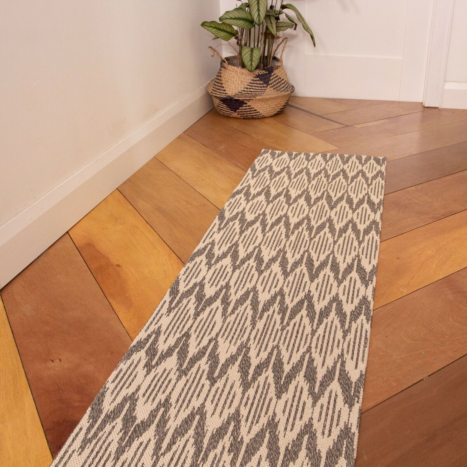 Long Narrow Cotton Hallway Runner Rugs Flat Small Large Chevron Living Room  Rug | Ebay For Cotton Runner Rugs (View 14 of 15)