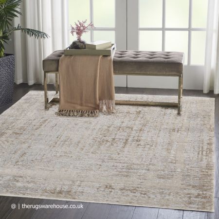 Luzon Distressed Ivory Grey Rugconcept Looms | Buy Online At The Rugs  Warehouse – Free Uk Delivery Within Ivory Rugs (Photo 15 of 15)