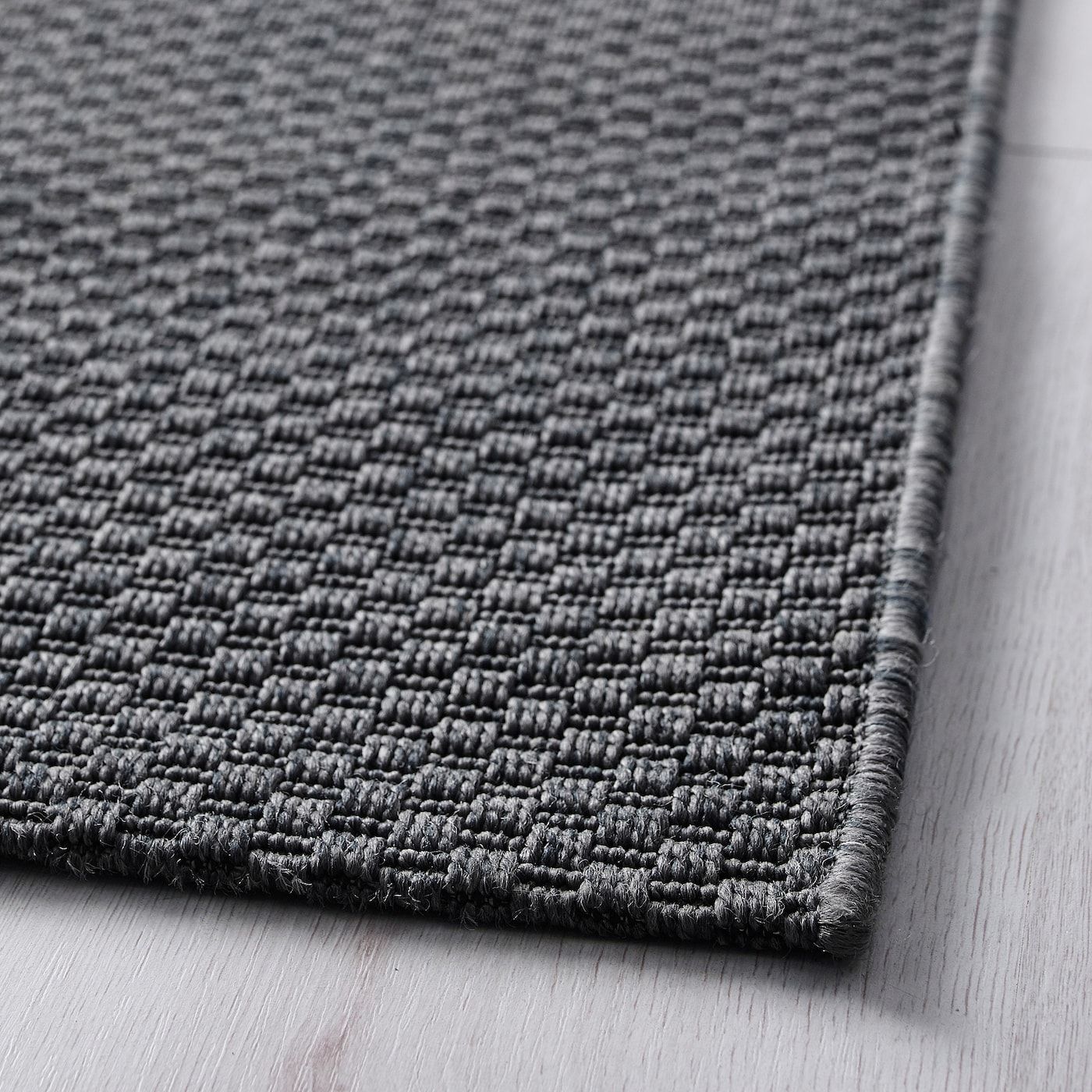 Morum Rug Flatwoven, In/outdoor, Indoor/outdoor Dark Gray, 6 ' 7"x9 ' 10" –  Ikea Regarding Dark Gray Rugs (Photo 5 of 15)