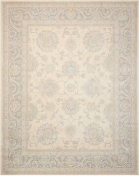 Nourison Royal Serenity White Rectangle 8x10 Ft Wool Carpet 99941 | Sku  99941 Inside White Serenity Rugs (View 14 of 15)