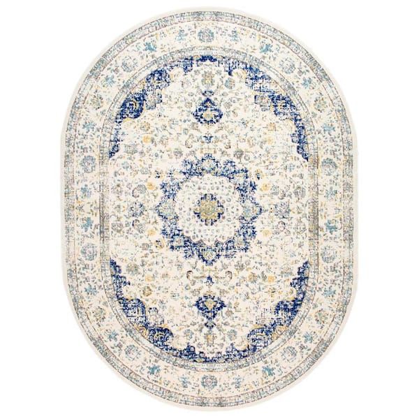 Nuloom Verona Vintage Persian Blue 7 Ft. X 9 Ft (View 12 of 15)