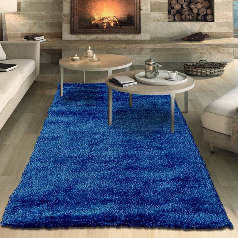 Plush Blue Rug – Western Distributors With Blue Rugs (View 10 of 15)