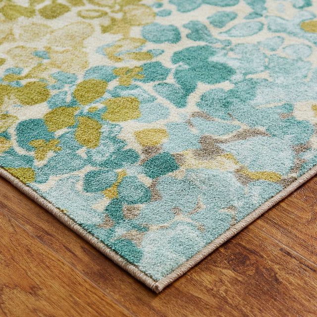 Radiance Aqua Rug, 7'6"x10' – Contemporary – Area Rugs  Incredible Rugs  And Decor | Houzz Pertaining To Aqua Rugs (View 2 of 15)