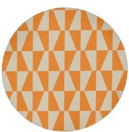 Round Check Rugs – 100% Wool Rugsrug Couture. Intended For Orange Round Rugs (Photo 6 of 15)