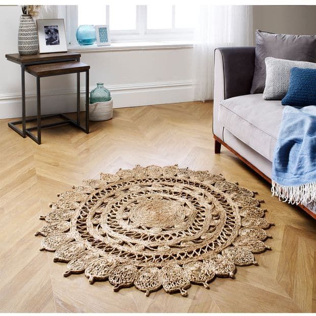 Round Jute Rugs | Latest Fashion | All Sizes, Colours & Styles Pertaining To Jute Rugs (View 5 of 15)