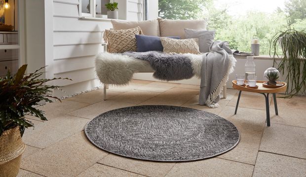 Round Outdoor Rugs | Water Resistant | Free Uk Delivery For Round Rugs (View 9 of 15)