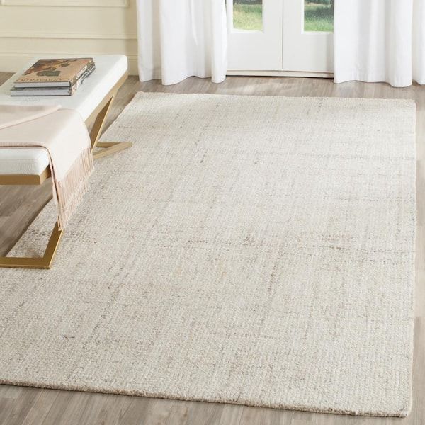 Safavieh Abstract Ivory/beige 8 Ft. X 10 Ft. Solid Area Rug Abt141d 8 – The  Home Depot Regarding Ivory Rugs (Photo 10 of 15)