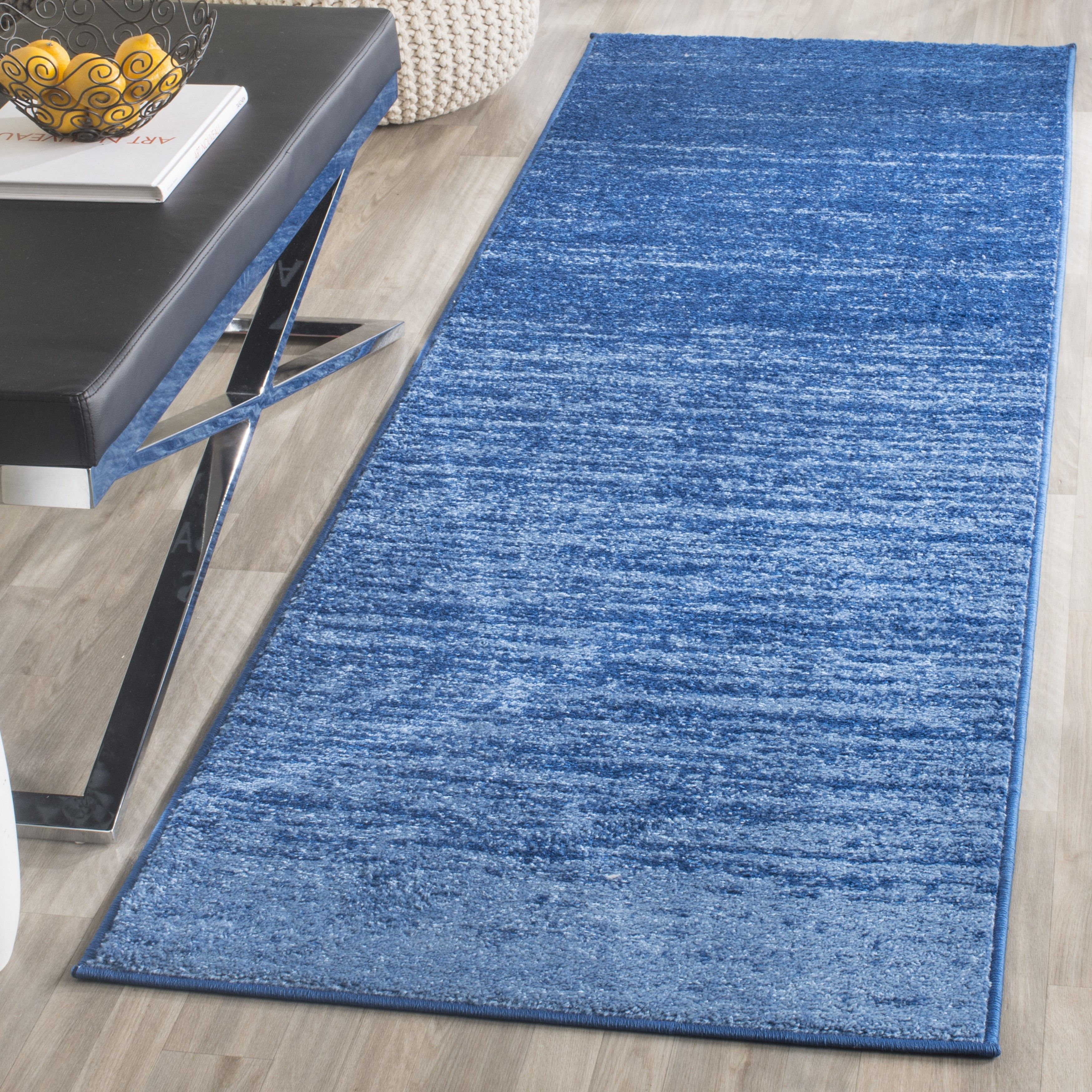 Safavieh Adirondack Esmond Abstract Runner Rug, Light Blue/dark Blue, 2'1"  X 6' – Walmart Inside Light Blue Runner Rugs (View 10 of 15)