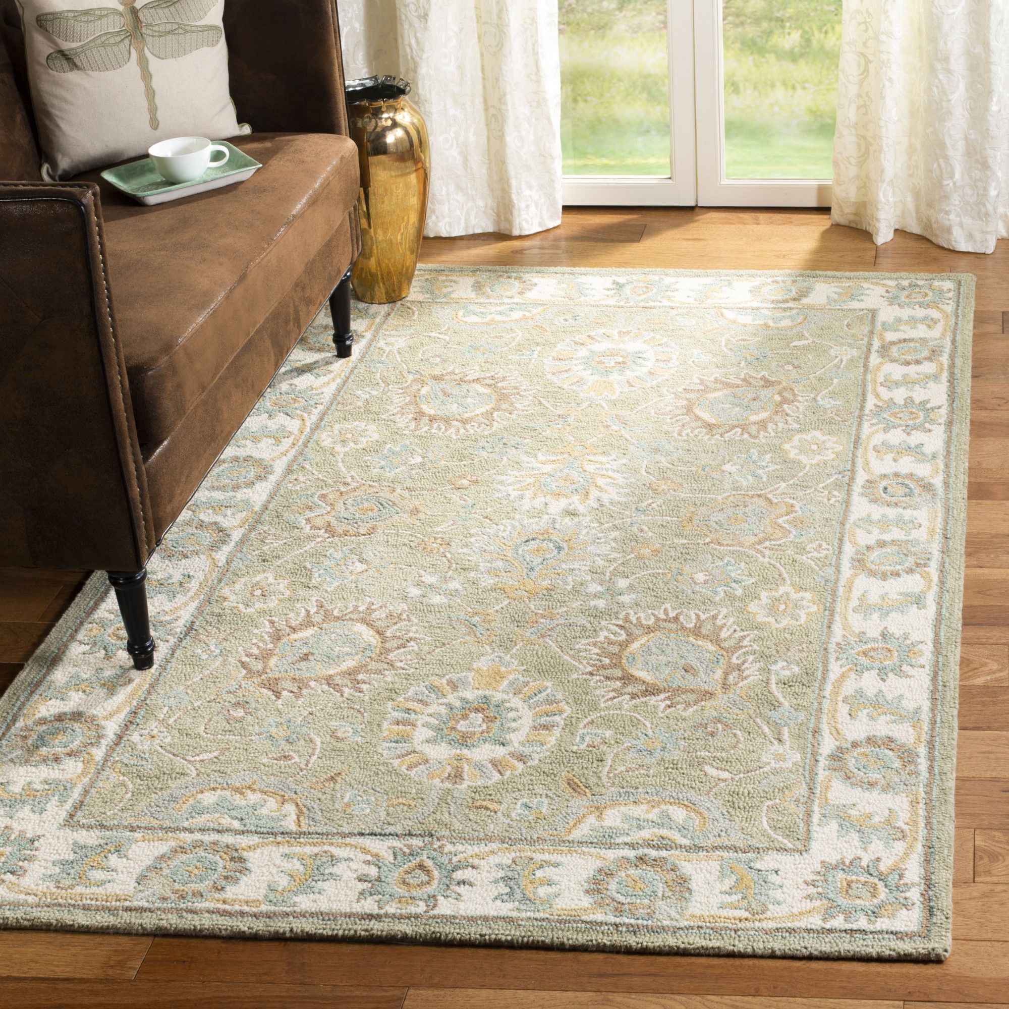 Safavieh Blossom Blm 702 Rugs | Rugs Direct Within Ivory Blossom Oval Rugs (Photo 7 of 15)