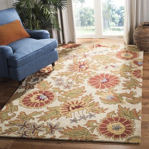 Safavieh Blossom Blm912b Ivory – Multi | Rug Studio Within Ivory Blossom Rugs (View 5 of 15)
