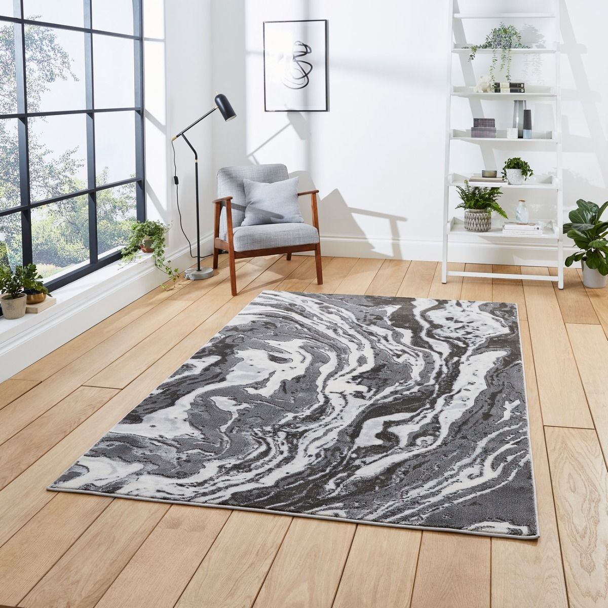 Shop Online Apollo Gr584 Grey Abstract Rug – Therugshopuk With Regard To Apollo Rugs (View 5 of 15)