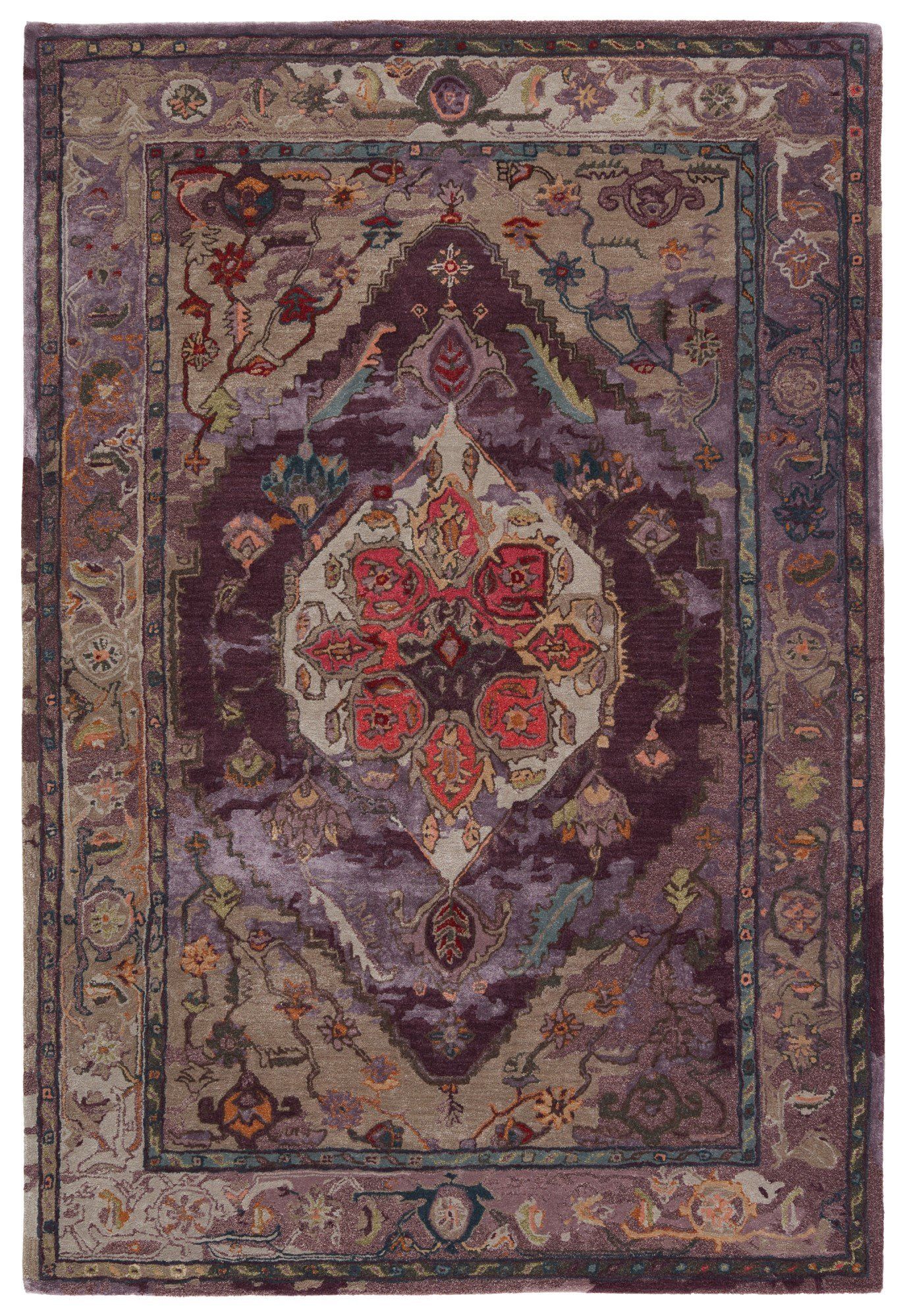 Shop Purple Area Rugs – Free Shipping On All Rugs | Rugs Direct With Purple Rugs (Photo 5 of 15)