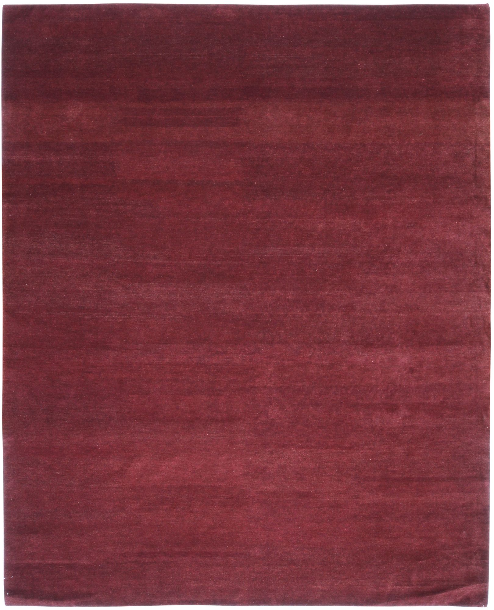 Solid Burgundy 9x12 Wool Area Rug | Turco Persian With Regard To Burgundy Rugs (View 2 of 15)