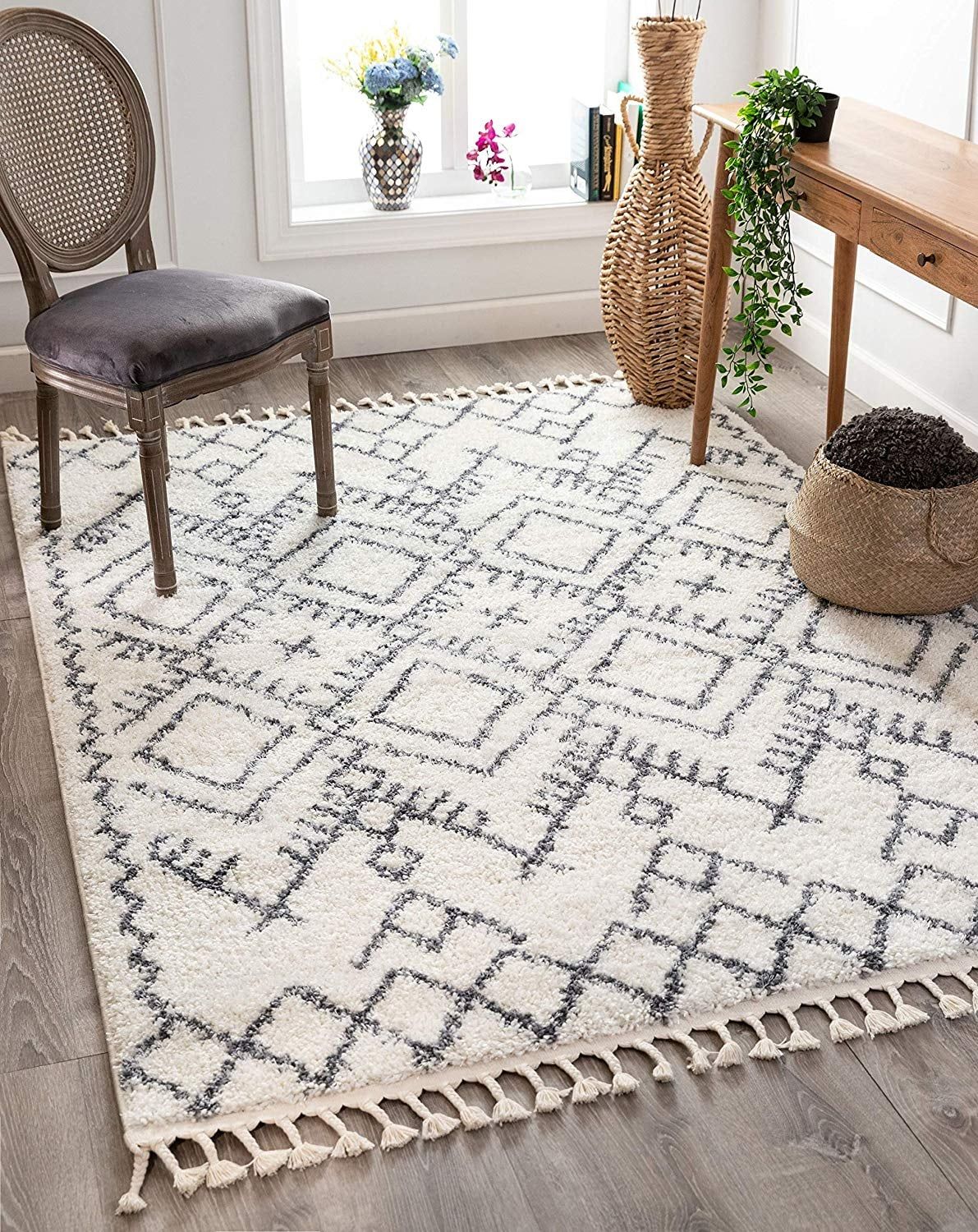 Well Woven Chessa Grey Moroccan Shag Rug | Amazon's 26 Swankiest Gifts For  Your Favorite Homebody | Popsugar Home Photo 16 Throughout Moroccan Shag Rugs (View 8 of 15)