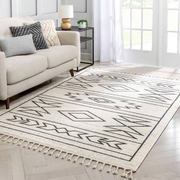 Well Woven Serenity Gota Ivory Moroccan Tribal 7 Ft. 10 In. X 9 Ft. 10 In (View 7 of 15)