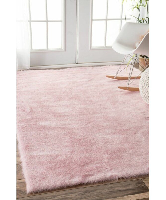 Wrought Studio Shadwick Pink Area Rug & Reviews | Wayfair | Pink Rugs  Bedroom, Pink Room Decor, Pink Living Room Decor In Light Pink Rugs (View 10 of 15)