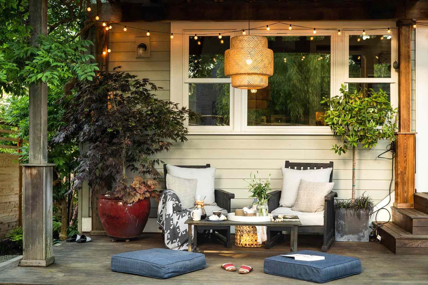 30 Ideas That Prove Small Decks Can Be Beautiful And Functional With Balcony And Deck With Soft Cushions (Photo 2 of 15)