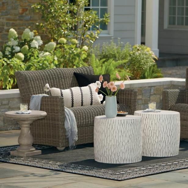 31 Best Wicker Patio Sets 2023 | Hgtv Within All Weather Wicker Sectional Seating Group (View 13 of 15)